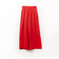 Red pants with wide leg in light viscose fabric