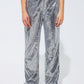 Q2 Silver sequin trouser