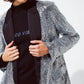 Silver Sequin tuxedo Blazer with Satin Black Lapels