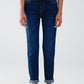 Q2 Skinny mid rise Jeans in dark wash