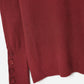 Soft knit Burgundy Sweater with sleeve button details