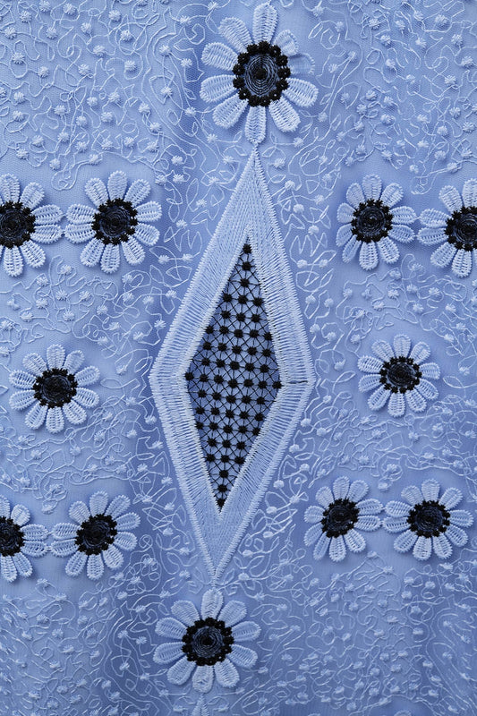 spagetti strap floral Maxi dress in blue