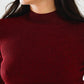 sparkeling red glitter trutle neck long sleeve Sweater