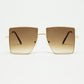 Q2 square and minimalist sunglasses