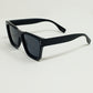 Square Chunky Black Sunglasses