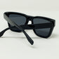 Square Chunky Black Sunglasses