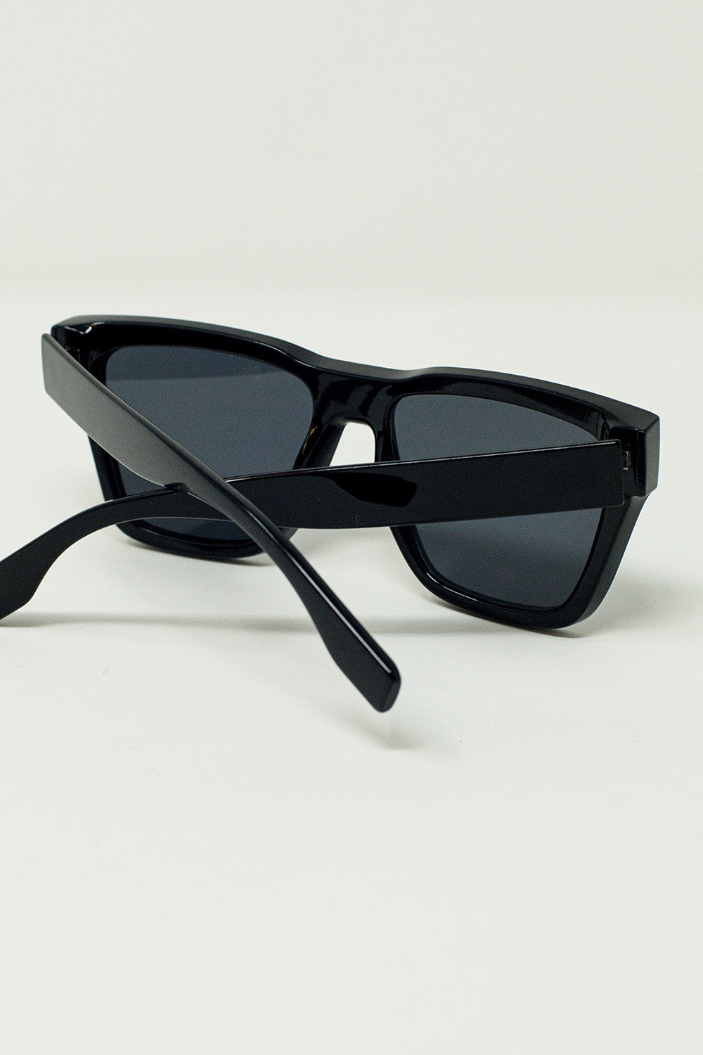 Square Chunky Black Sunglasses