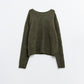 standard fit soft knit sweater in khaki