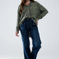 Straight Leg Jeans With Front Pockets and Button