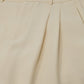 Straight Leg Trousers With Side Pockets and Darts in Cream