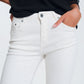 straight Pants in creme with wide ankles