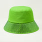 Strass Detail Bucket Hat in Green