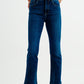 Stretch flare jeans in midwash