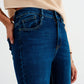 Stretch flare jeans in midwash