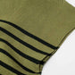 Striped Turtle sweater In Olive Green