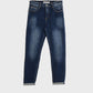 Super Skinny Dark Wash Jeans In Elastic Denim