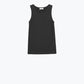 Q2 Super Soft Knitted Basic Tank in black