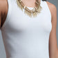 Super Soft Knitted Basic Tank in Cream