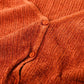 Textured Cardigan In orange