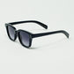 thick black delta square sunglasses