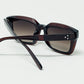 Thick Square Frame Sunglasses Chunky Retro in Bordeaux