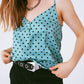 Q2 Top in polka dot green