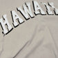 Camiseta hawaiana con efecto lavado en beis