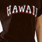 Camiseta Hawaii con efecto lavado en negro