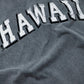 Camiseta hawaiana con efecto lavado en gris