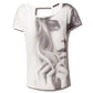 White face print t-shirt