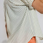 White Striped Blouse With Love Logo On Chest