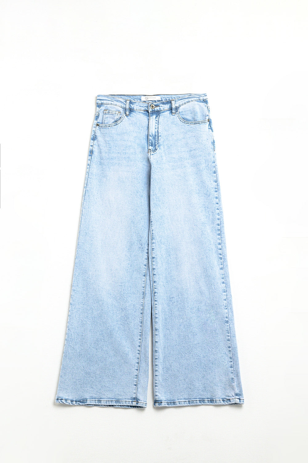 Q2 Wide Leg Denim Jeans