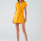 Q2 Yellow playsuit with Tie Closing at the Side