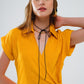 Yellow playsuit with Tie Closing at the Side