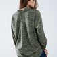 Zebra Printed  Shirt in Green