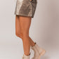 Sleek and Chic: The Low Waist Nylon Mini Skirt - Szua Store