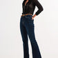 70s high flare jeans in indigo stretch Szua Store