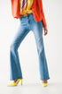 70s high flare jeans in light wash stretch Szua Store