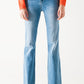 70s high flare jeans in light wash stretch Szua Store