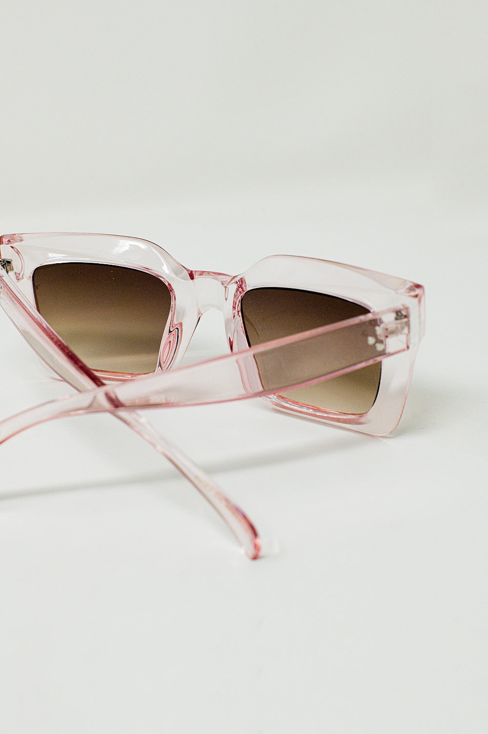 90's Squared Sunglasses in Pink - Szua Store
