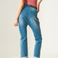 90s baggy jeans in blue vintage wash - Szua Store
