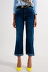 90s flare leg jean in mid wash blue Szua Store