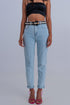 Basic mom jean in light blue Szua Store