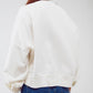 Basic sweatshirt in white - Szua Store