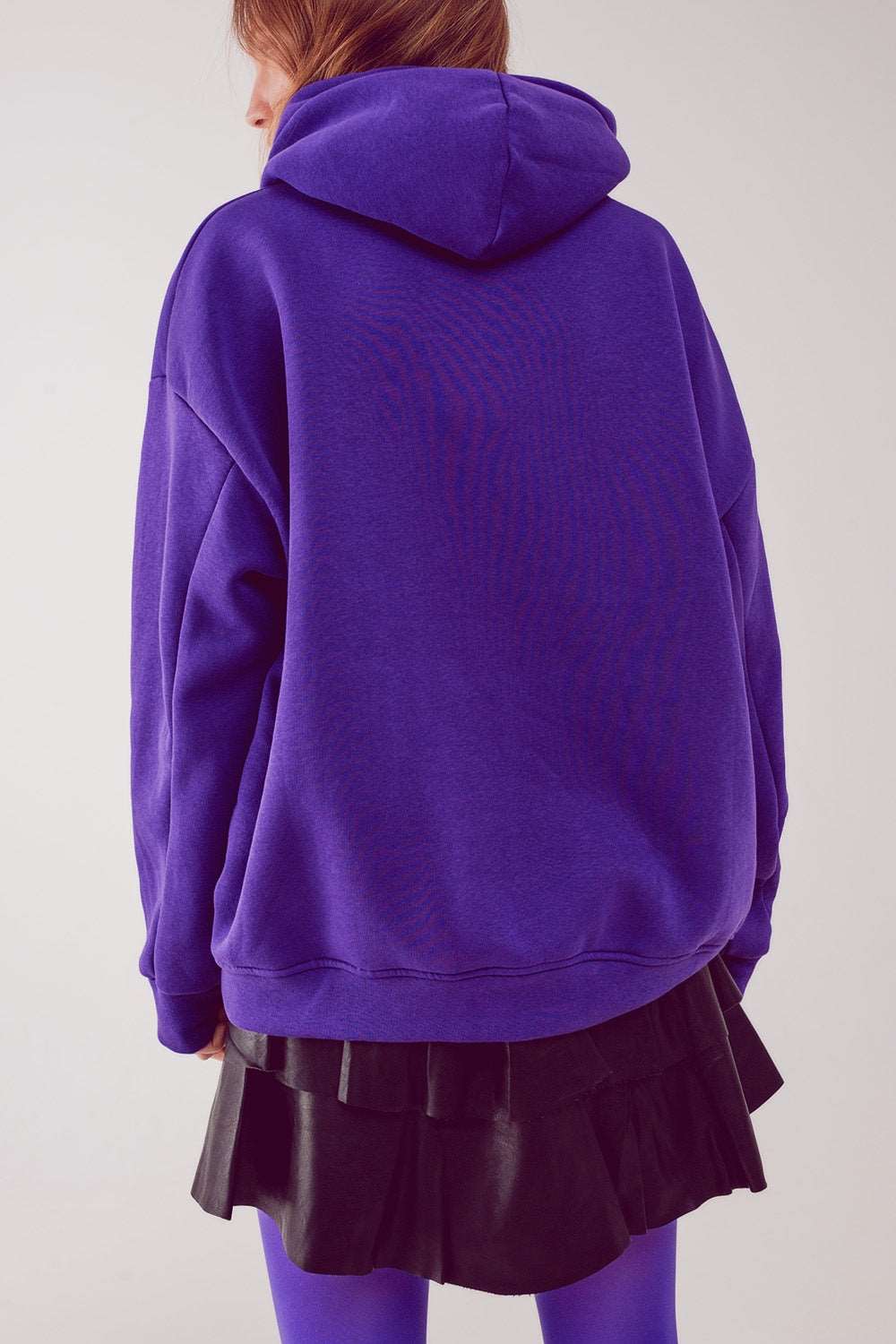Believe oversized hoodie in purple Szua Store