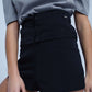 Black short with tie detail Szua Store