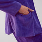Blazer with vintage buttons in purple cord Szua Store