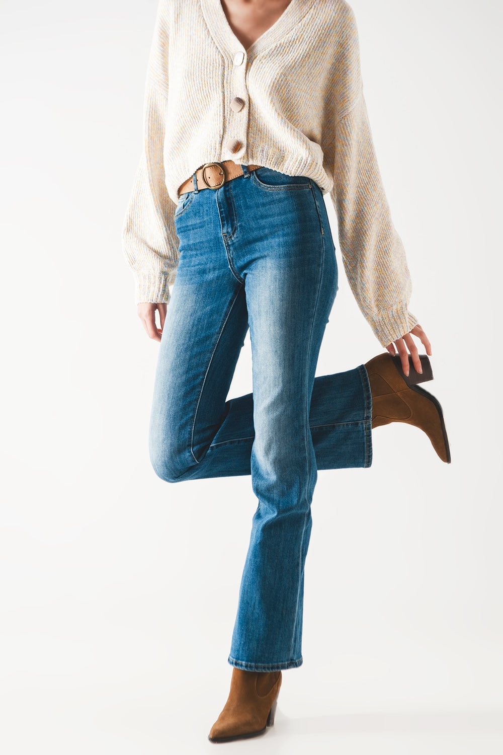 Bootcut flared high waisted jeans Szua Store