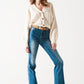 Bootcut flared high waisted jeans Szua Store