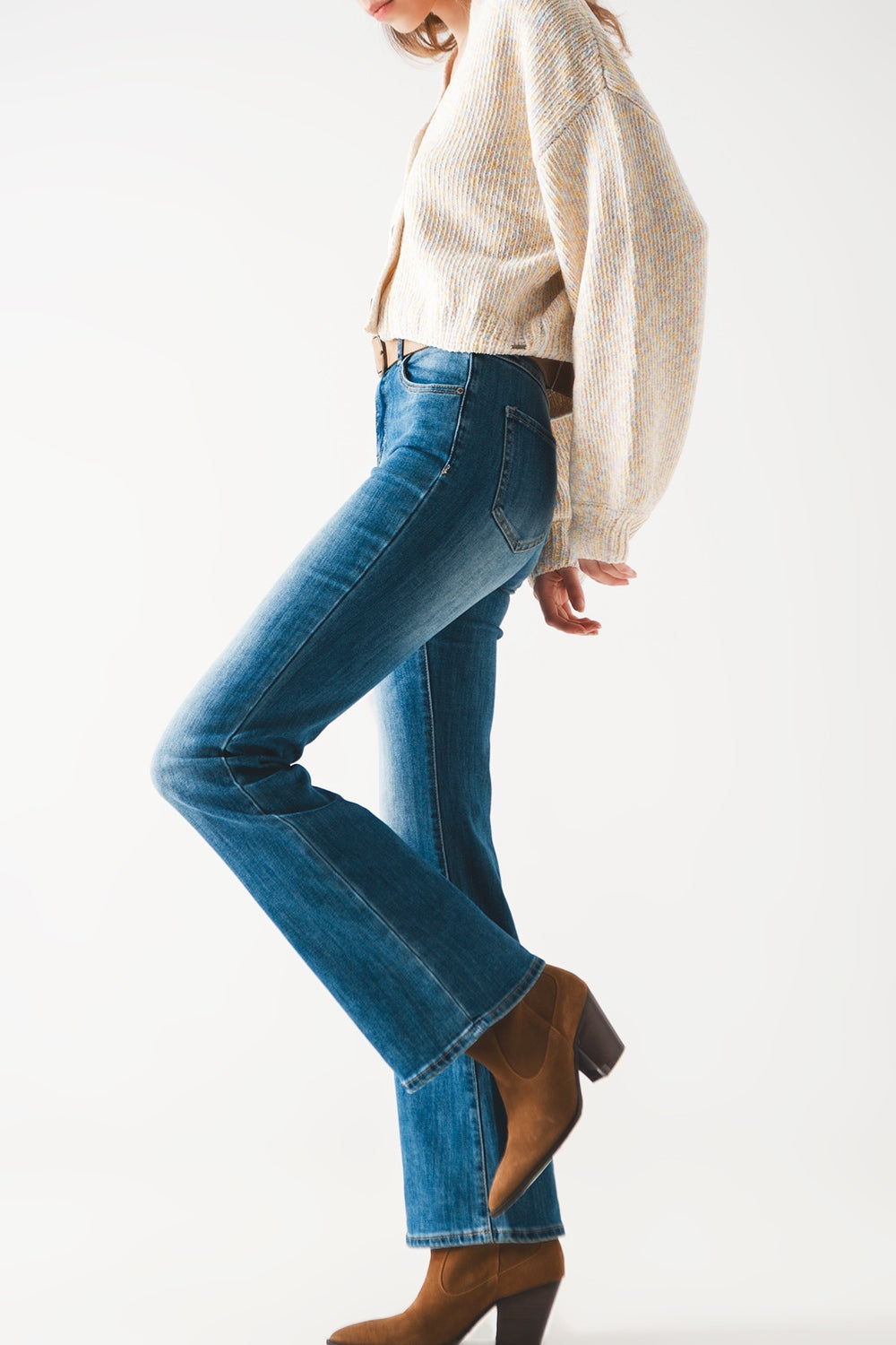 Bootcut flared high waisted jeans Szua Store
